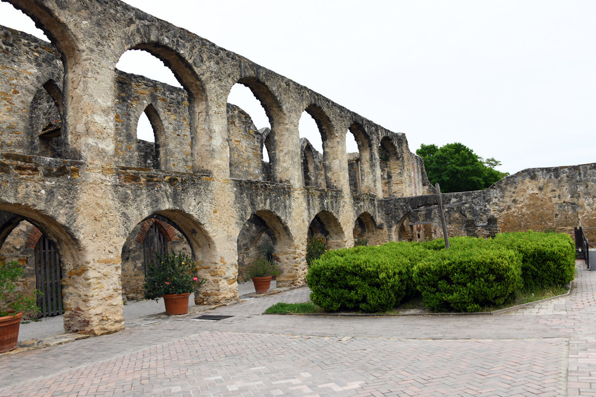 113 The San Jose Mission was almost completely restored to its original design in the 1930's as a WPA project.JPG